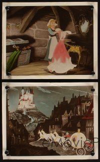9y386 CINDERELLA 4 color 8x10 stills '50 Walt Disney classic romantic musical fantasy cartoon!
