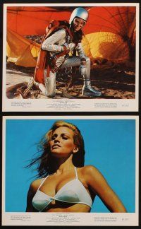 9y368 FATHOM 6 color 8x10 stills '67 great images of sexy Raquel Welch in parachute harness & bikini