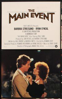 9y356 MAIN EVENT 7 color 8x10 stills '79 great images of Barbra Streisand with boxer Ryan O'Neal!