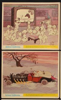 9y053 ONE HUNDRED & ONE DALMATIANS 7 color English FOH LCs '61 classic Walt Disney canine cartoon!