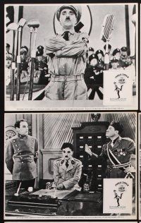 9y059 GREAT DICTATOR 6 English FOH LCs R72 Charlie Chaplin directs and stars, wacky WWII comedy!