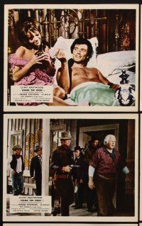 9y014 HANG 'EM HIGH 8 color English FOH LCs '68 Clint Eastwood & pretty Inger Stevens!