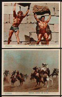 9y024 HERCULES, SAMSON, & ULYSSES 8 color English FOH LCs '65 the world's three mightiest men!