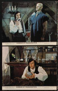 9y050 HORROR OF FRANKENSTEIN 7 color English FOH LCs '71 includes great Hammer horror monster images