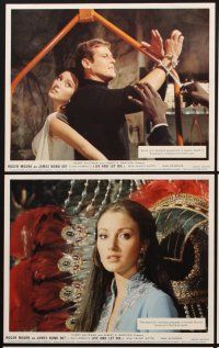9y034 LIVE & LET DIE 8 color English FOH LCs '73 Roger Moore as James Bond, sexy Jane Seymour