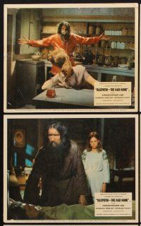 9y042 RASPUTIN THE MAD MONK 8 color English FOH LCs '66 crazed Christopher Lee, free beard offer!