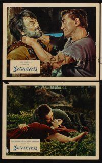 9y089 SPARTACUS 3 color English FOH LCs '61 classic Stanley Kubrick epic, Kirk Douglas Tony Curtis!