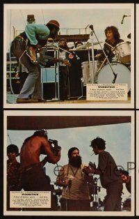 9y082 WOODSTOCK 4 color English FOH LCs '70 legendary rock 'n' roll film, peace, music... and love!