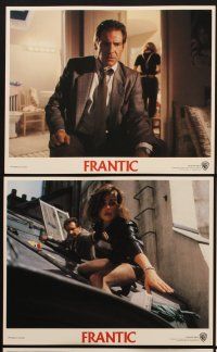 9y191 FRANTIC 8 8x10 mini LCs '88 Harrison Ford & Emmanuelle Seigner, directed by Roman Polanski!