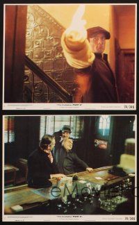 9y102 GODFATHER PART II 12 8x10 mini LCs '74 Al Pacino, Robert De Niro, Francis Ford Coppola!
