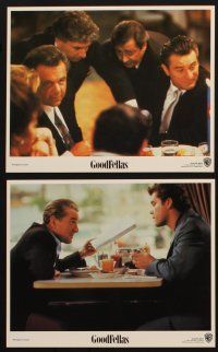 9y197 GOODFELLAS 8 8x10 mini LCs '90 Robert De Niro, Joe Pesci, Ray Liotta, Martin Scorsese classic!