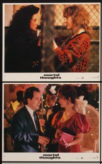 9y287 MORTAL THOUGHTS 8 8x10 mini LCs '91 Demi Moore, Glenne Headly, Bruce Willis,