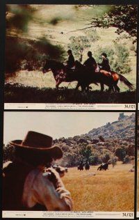 9y331 SPIKES GANG 8 8x10 mini LCs '74 directed by Richard Fleischer, cowboys Lee Marvin & Ron Howard