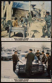 9y404 WELCOME HOME SOLDIER BOYS 4 8x10 mini LCs '71 Joe Don Baker, Green Berets return from Vietnam!