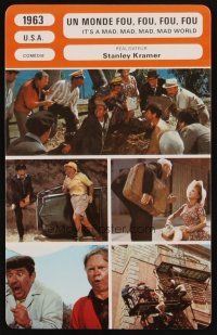 9z003 IT'S A MAD, MAD, MAD, MAD WORLD Monsieur Cinema French '70s great images of all-star cast!