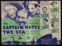 9z362 CAPTAIN HATES THE SEA herald '34 cool portraits of 10 top all-star cast!
