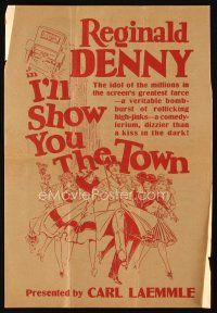 9z441 I'LL SHOW YOU THE TOWN herald '25 Reginald Denny is the idol of millions!
