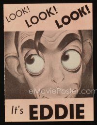 9z449 KID MILLIONS herald '34 cool art of Eddie Cantor, Ann Sothern, Ethel Merman!