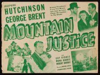 9z485 MOUNTAIN JUSTICE herald '37 George Brent, Josephine Hutchinson, directed by Michael Curtiz!