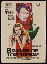 9z089 BUS RILEY'S BACK IN TOWN Spanish herald '65 art of sexy Ann-Margret & Michael Parks by Jano!