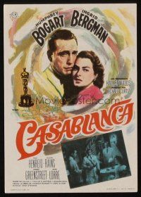 9z094 CASABLANCA Spanish herald R65 Humphrey Bogart, Ingrid Bergman, Michael Curtiz classic!