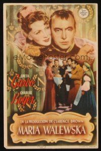 9z104 CONQUEST Spanish herald '44 Greta Garbo as Marie Walewska, Charles Boyer as Napoleon!