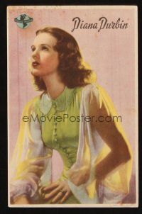 9z115 DEANNA DURBIN Spanish herald '40s wonderful angelic portrait of the pretty actress!