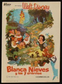 9z286 SNOW WHITE & THE SEVEN DWARFS Spanish herald R64 Walt Disney cartoon fantasy classic!
