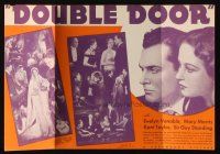 9z381 DOUBLE DOOR herald '34 Evelyn Venable, open the doorway to a secret!