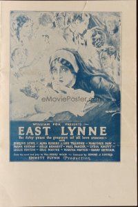 9z384 EAST LYNNE herald '25 Edmund Lowe, Alma Rubens, the greatest of all love stories!
