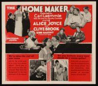 9z437 HOME-MAKER herald '25 Alice Joyce, Clive Brook, it will start a red hot discussion!