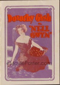 9z491 NELL GWYN herald '26 pretty Dorothy Gish in the title role, silent romance!