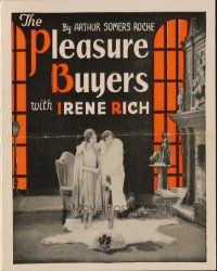 9z515 PLEASURE BUYERS herald '25 Irene Rich, Clive Brook, the evidence was damning!