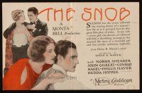 9z542 SNOB herald '24 Norma Shearer, John Gilbert, Conrad Nagel, Phyllis Haver!