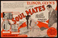 9z547 SOUL MATES herald '25 from Elinor Glyn's novel, Aileen Pringle & Edmund Lowe!