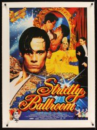 1a182 STRICTLY BALLROOM linen Aust 1sh '92 Paul Mercurio, Tara Morice, directed by Baz Luhrmann