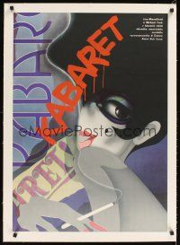1a098 CABARET linen Czech 23x33 1989 best different art of smoking Liza Minnelli, Bob Fosse!