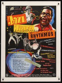1a124 JAZZ, DANCE, & RHYTHM linen German '56 Dixie Stompers, Bill Coleman & Benny Waters