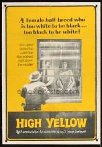 1a379 HIGH YELLOW linen 1sh '65 female half breed too white to be black, too black to be white!