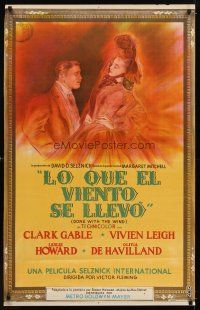 1b104 GONE WITH THE WIND Argentinean R50s Clark Gable, Vivien Leigh, all-time classic!