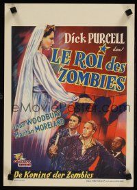 1b138 KING OF THE ZOMBIES Belgian '41 Dick Purcell, Joan Woodbury, Mantan Moreland!