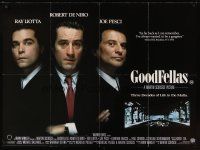 1b082 GOODFELLAS British quad '90 Robert De Niro, Joe Pesci, Ray Liotta, Martin Scorsese classic!