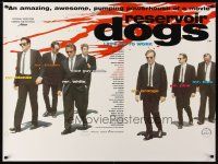 1b092 RESERVOIR DOGS DS British quad '92 Quentin Tarantino, Keitel, Buscemi, Penn, different!