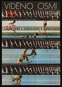 1b281 VISIONS OF EIGHT Czech 11x16 '75 Munich Olympics directed by Penn, Forman, Lelouch & more!
