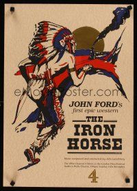 1b103 IRON HORSE foil English half crown R94 George O'Brien in Ford's transcontinental railroad epic
