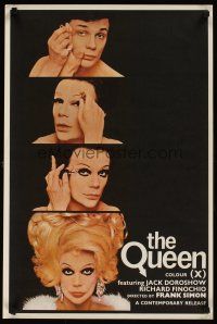 1b098 QUEEN English double crown '68 cross dressing Jack Doroshow transforming from man to woman!