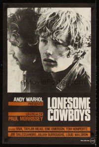 1b152 LONESOME COWBOYS French 23x32 R80s Andy Warhol surreal western, Viva, Patrick Morrissey!