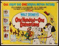 1b027 ONE HUNDRED & ONE DALMATIANS 1/2sh '61 most classic Walt Disney canine family cartoon!