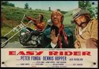 1b207 EASY RIDER Italian/Eng Italian photobusta '69 Peter Fonda, Dennis Hopper & Luke Askew!