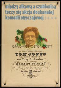 1b194 TOM JONES Polish 23x33 '65 different Zelek artwork of Albert Finney!
